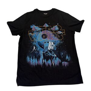 Vintage Style Old Navy Star Wars At-St Death Star Imperial Cruise T-Shirt Size M